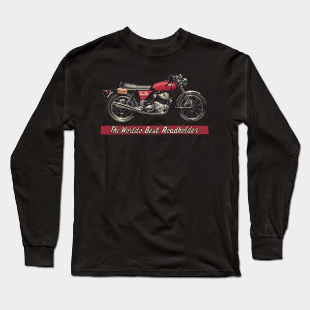 Commando 750 Long Sleeve T-Shirt by retroracing